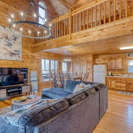 Mtn Cabin Sleeps 10 - 5 Mins To Fishing & Camping Елліджей Екстер'єр фото